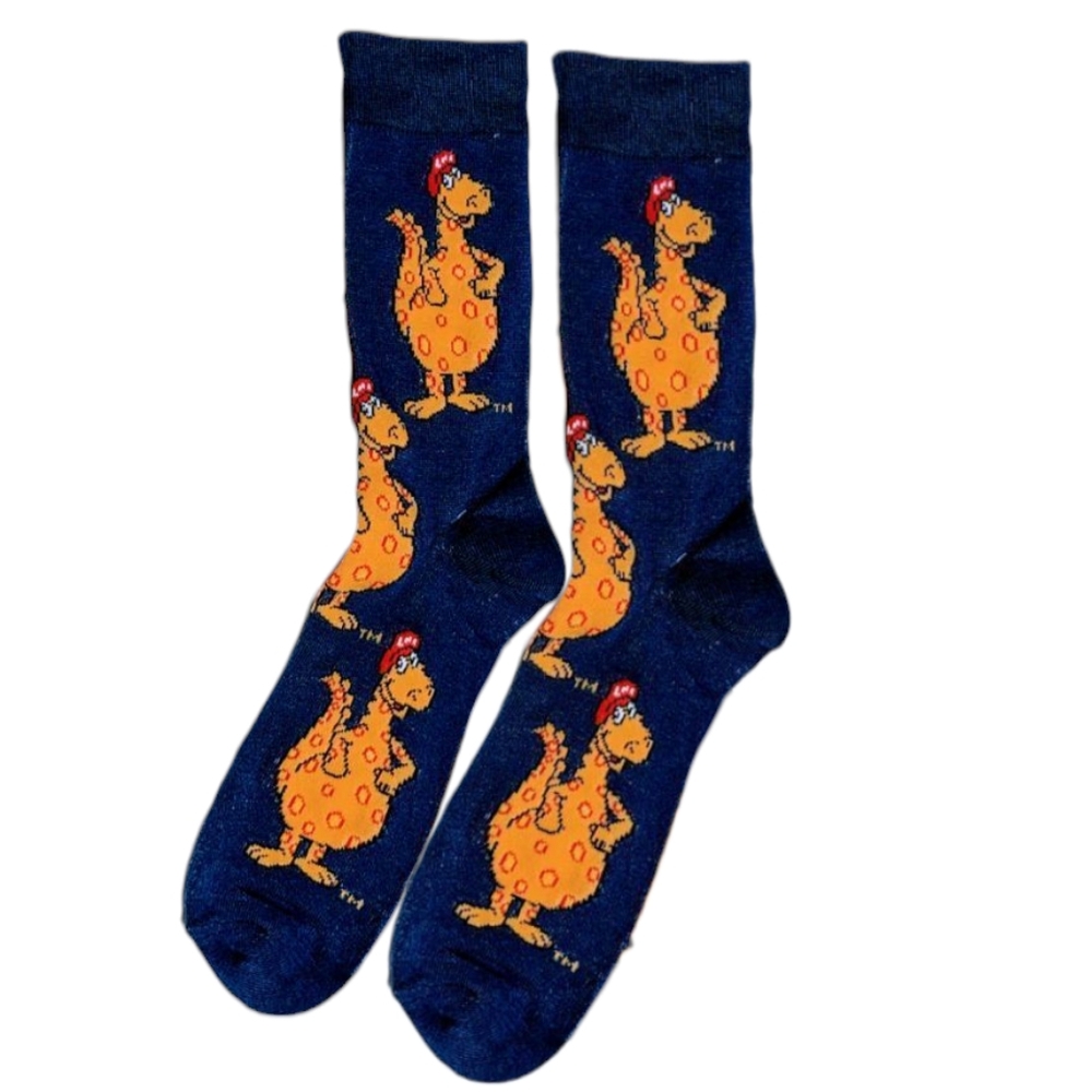Men's Macaroni & Cheese Dino  Crew Socks